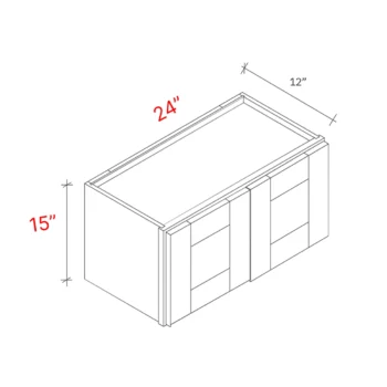 Bridge Cabinets 12 Depth 24Wx15Hx12D