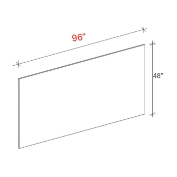 Shaker Grey 96w X 48h X 14 Finished Plywood Panel