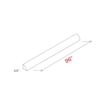 Shaker Natural 96_w Quarter Round Molding