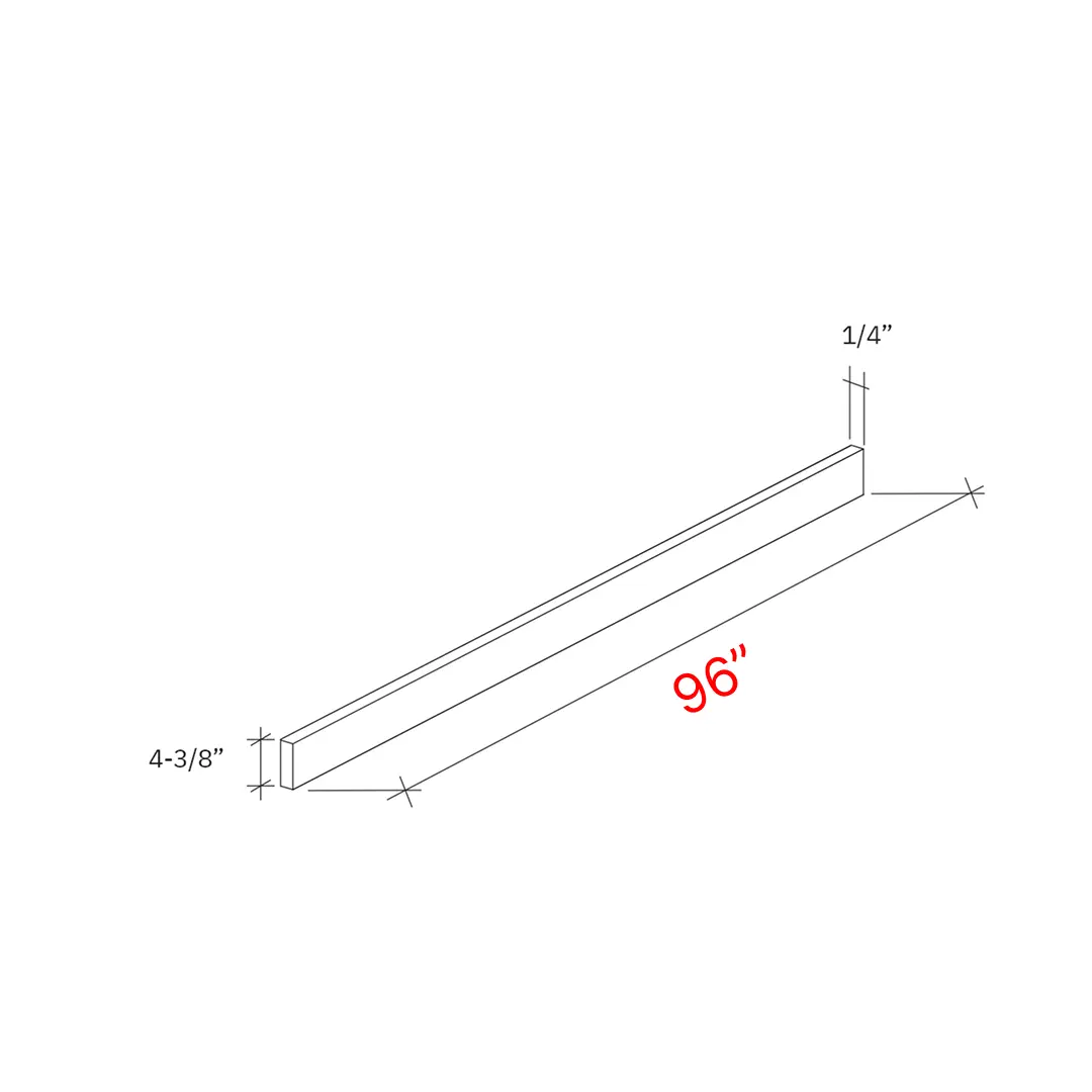 Shaker Natural 96w X 4 38h Toe Kick