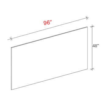 Shaker Natural 96w X 48h X 14 Finished Plywood Panel
